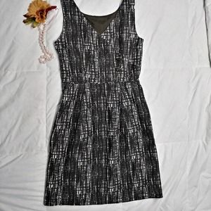 J.Crew sleeveless White Grey Dress sz 0
